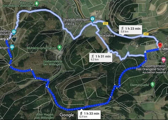 아파트 Uplandblockhaus 빌링겐